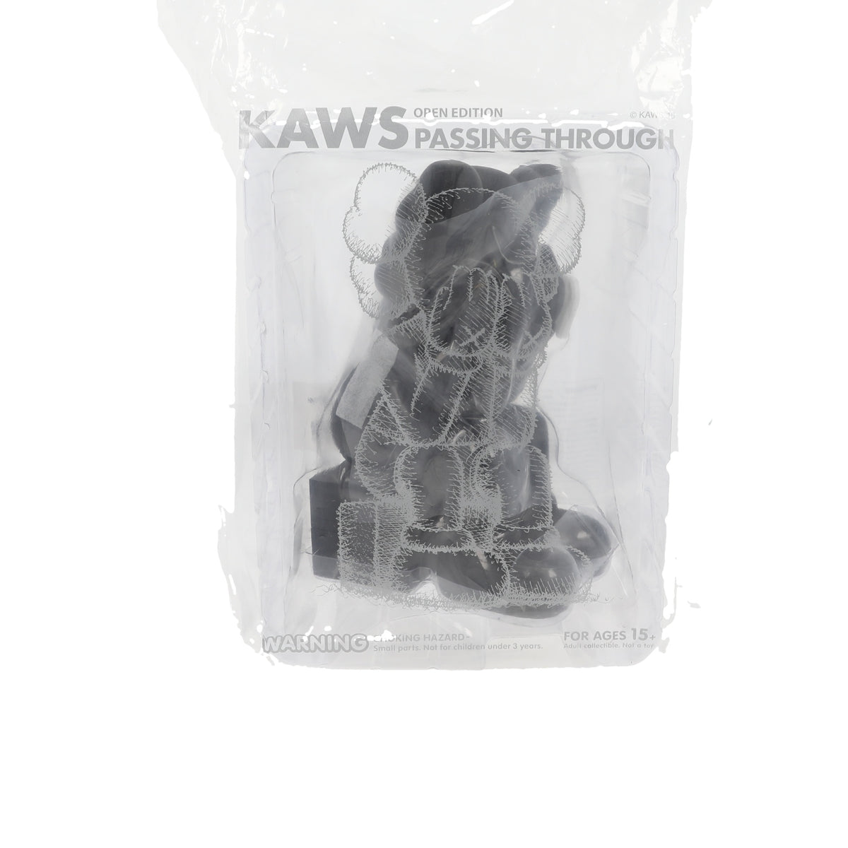 Kaws Passing Through Open Edition Vinyl Figure Black – Fancy Lux