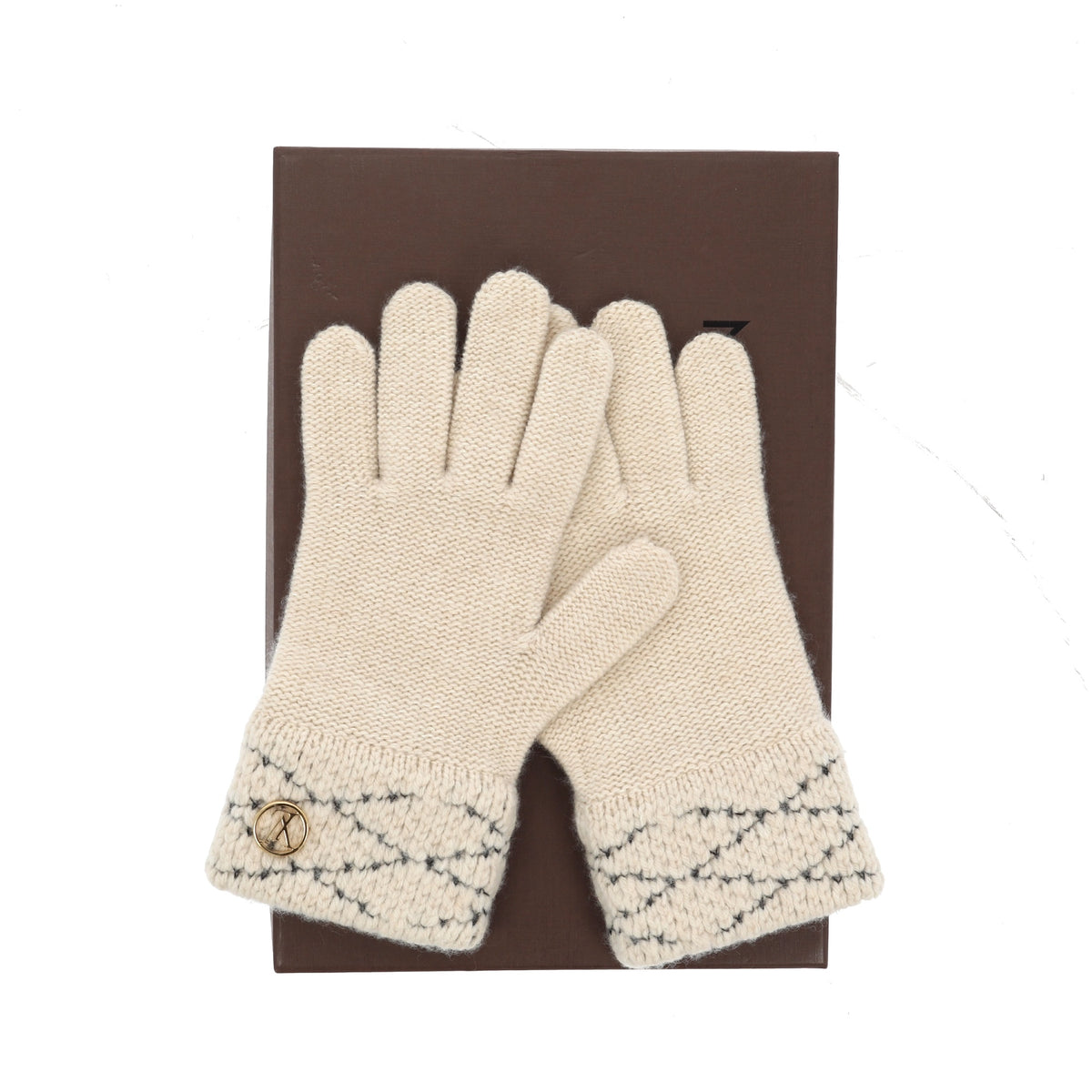 Wool gloves Louis Vuitton Multicolour size S International in Wool