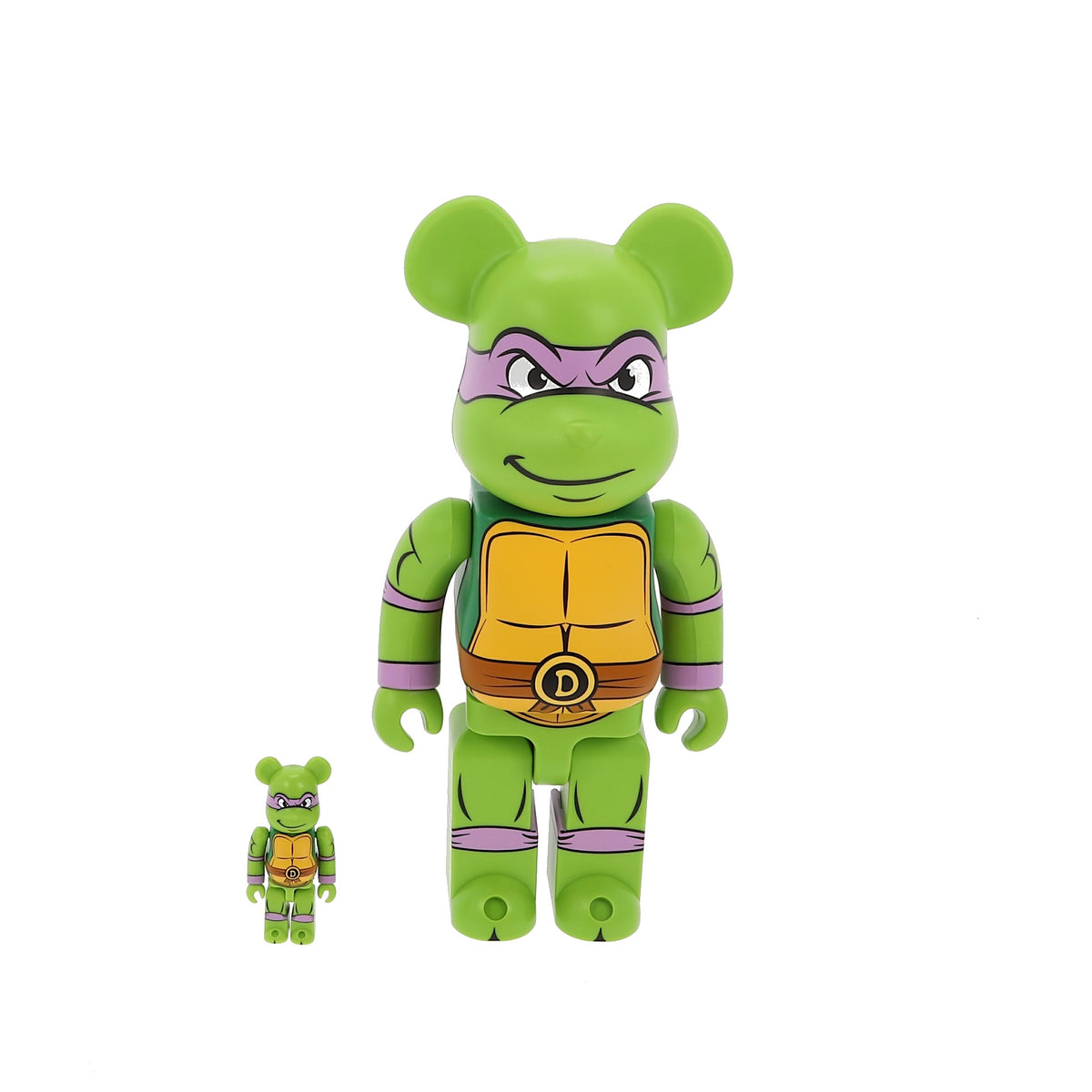 400% & 100% Bearbrick set - Donatello – Fancy Lux