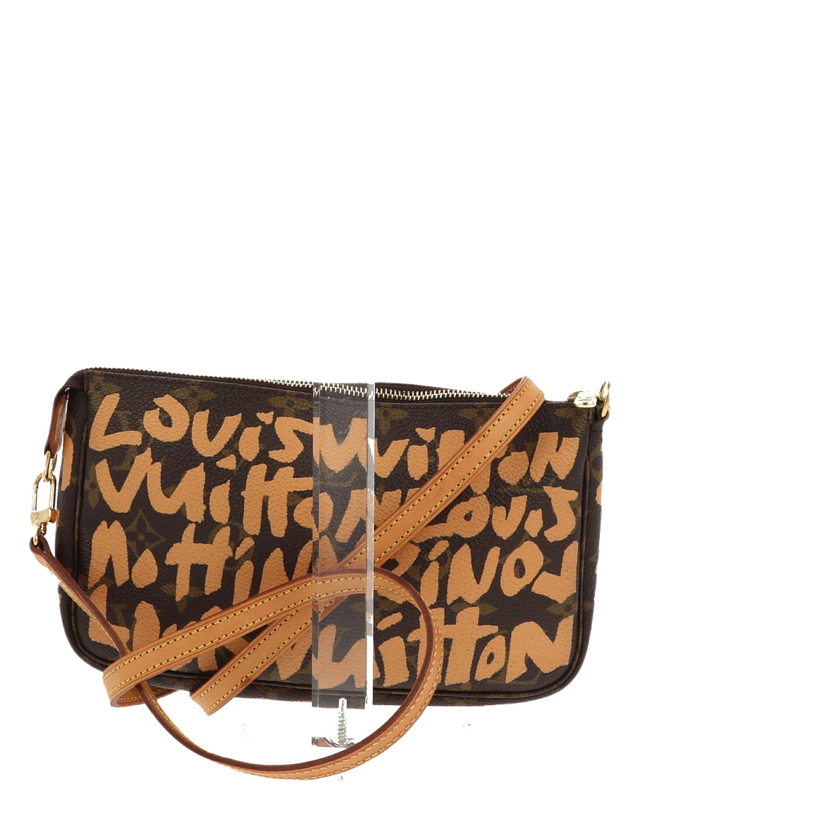  Louis Vuitton, Pre-Loved Stephen Sprouse x Louis Vuitton Grey  Monogram Graffiti Pochette Accessoires, Grey : Luxury Stores