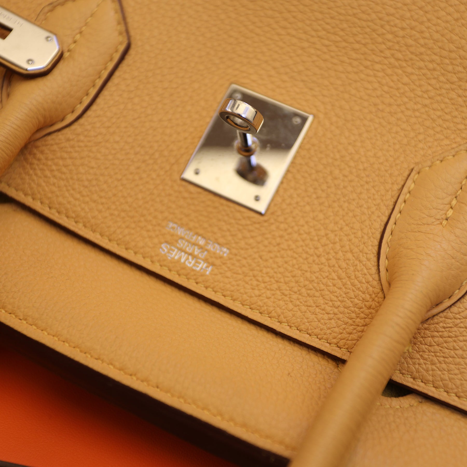 Hermès Stunning Hermes Birkin handbag 40 cm white togo leather