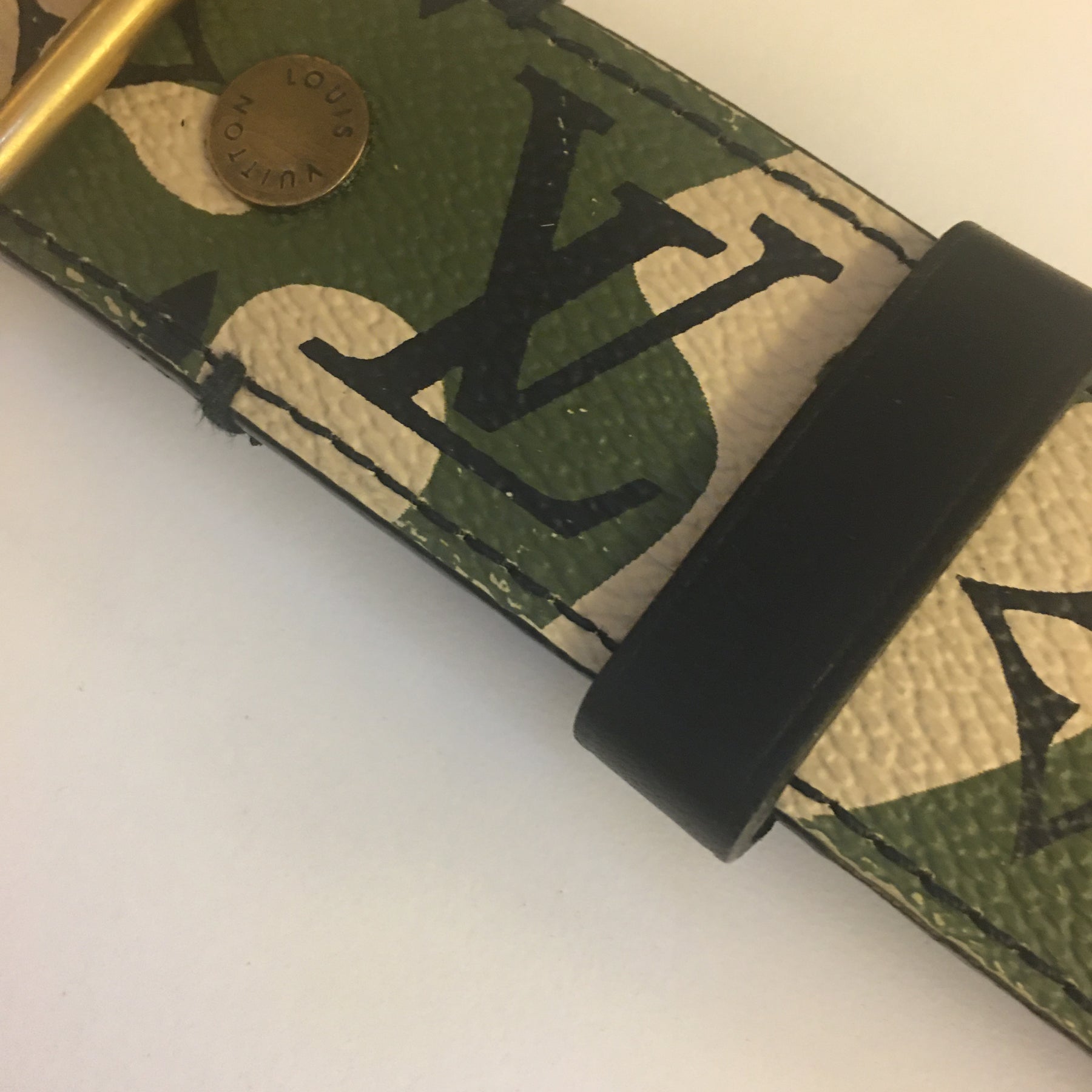 most wanted Louis Vuitton camouflage belt