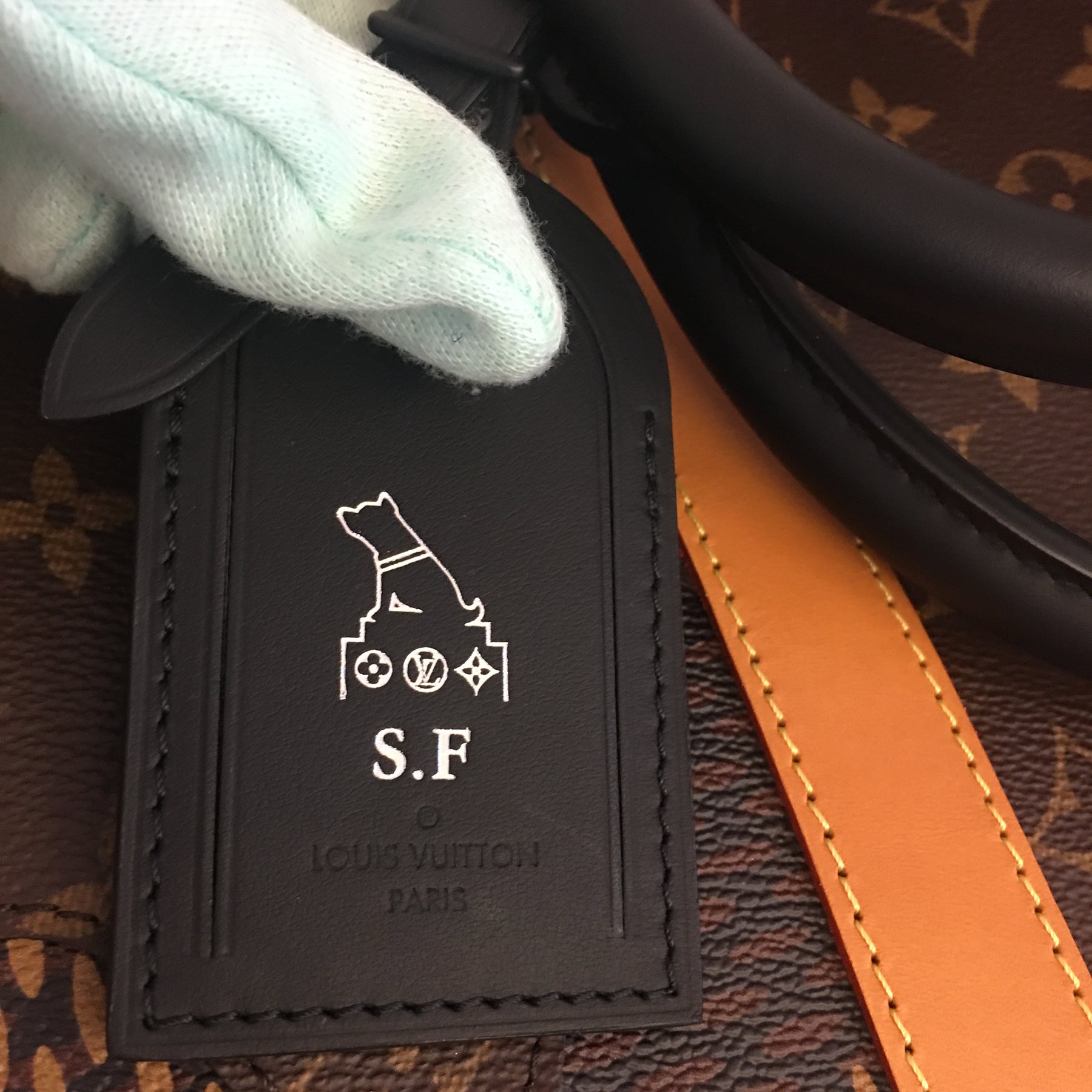 RvceShops Revival, Brown Louis Vuitton NIGO Keepall Bandouliere 60 Travel  Bag