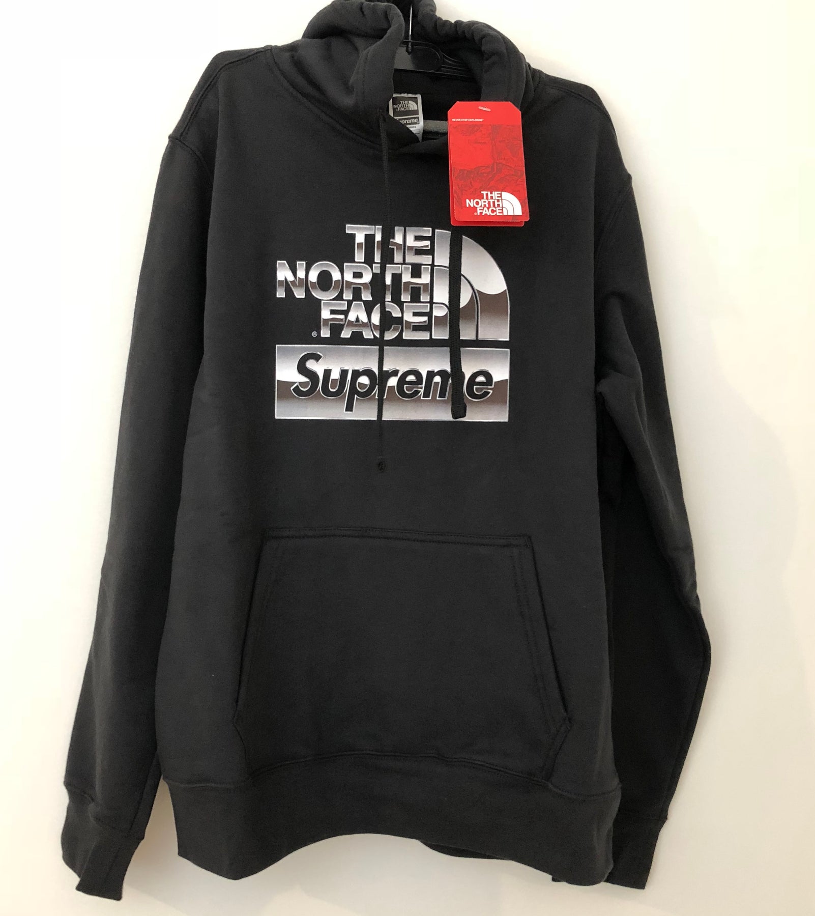 Supreme x The North Face Metallic Logo Hoodie – Fancy Lux
