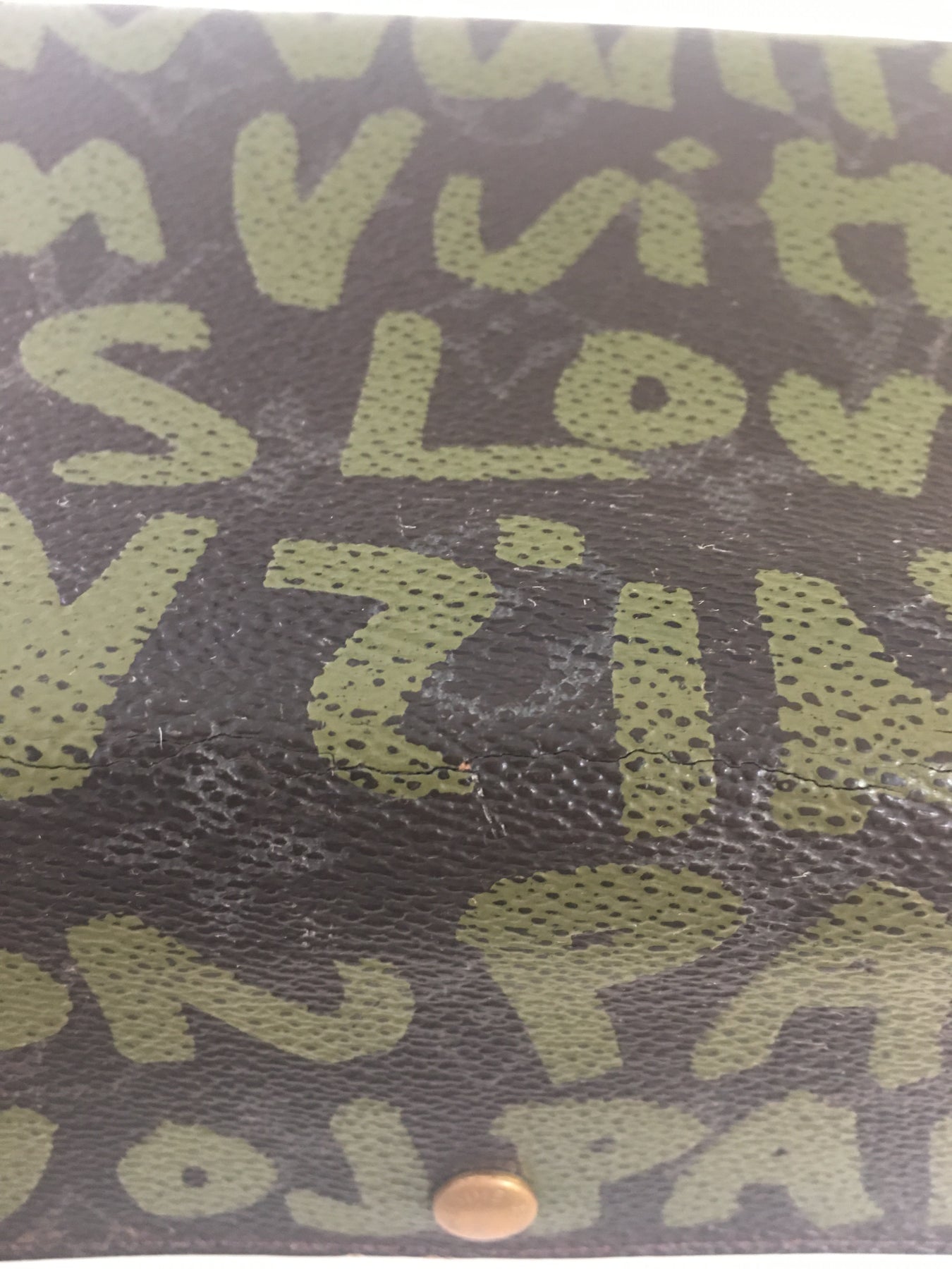 Limited Edition Louis Vuitton x Stephen Sprouse Green Graffiti