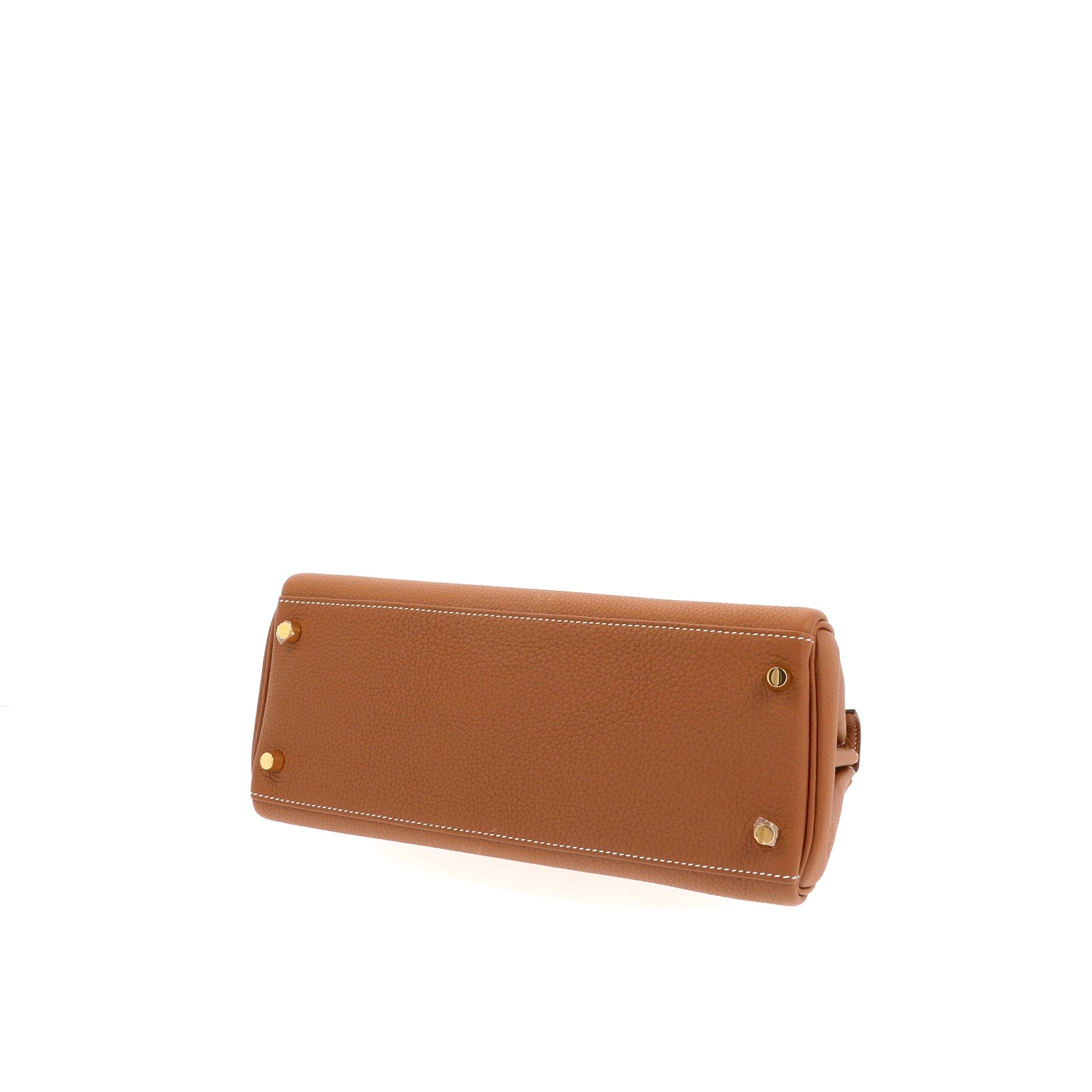 Hermes Kelly 25cm Bag Togo Calfskin Leather Gold Hardware, CK63 - SYMode Vip