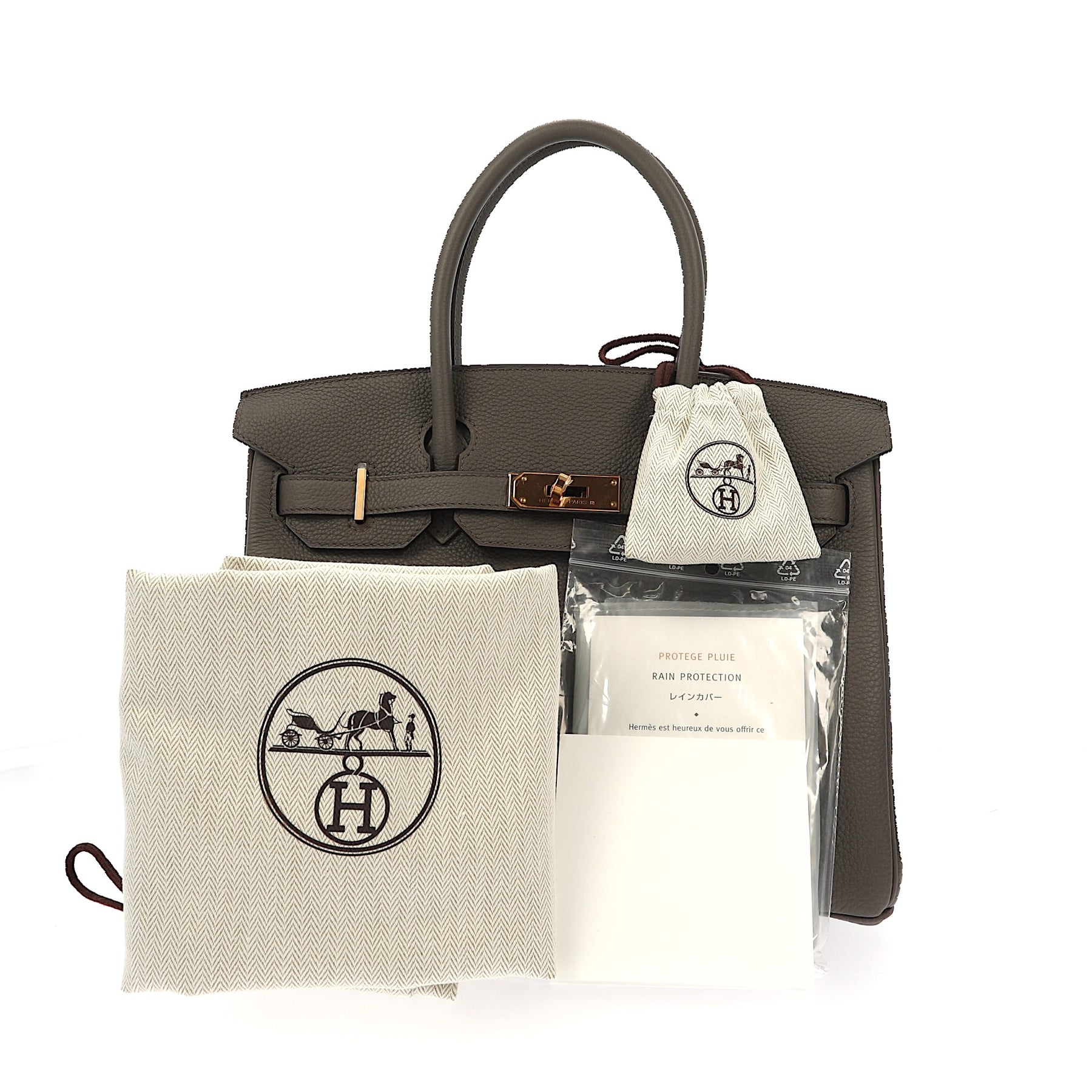 Hermès Birkin 30 Etain - Designer WishBags