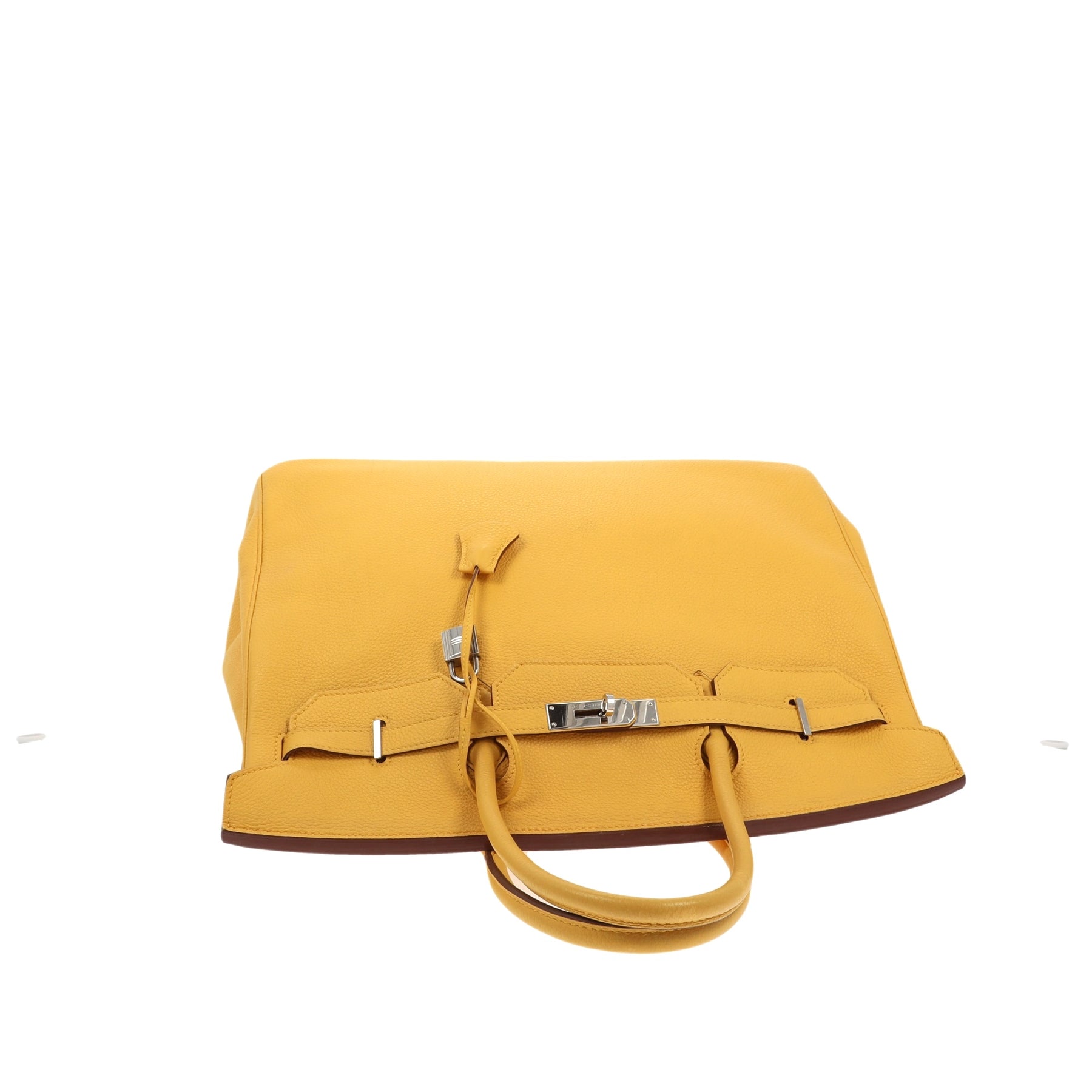 Hermès Birkin 40 cm Handbag in Etoupe Togo Leather