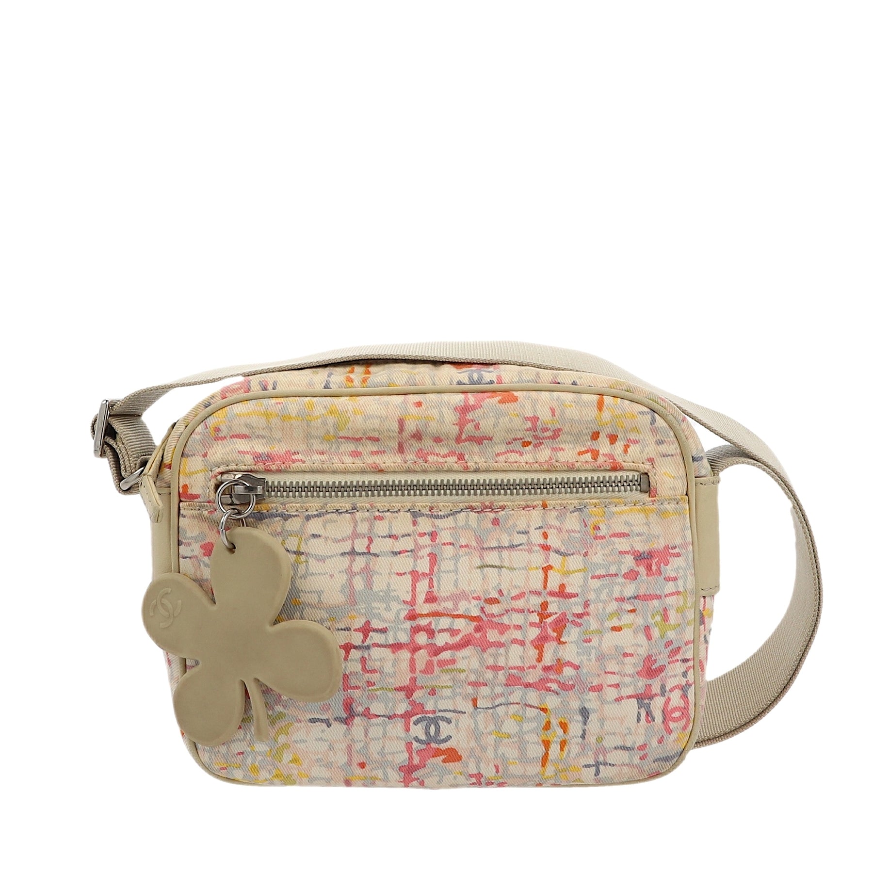 Chanel Crossbody Bag in Multicolor Fabric – Fancy Lux