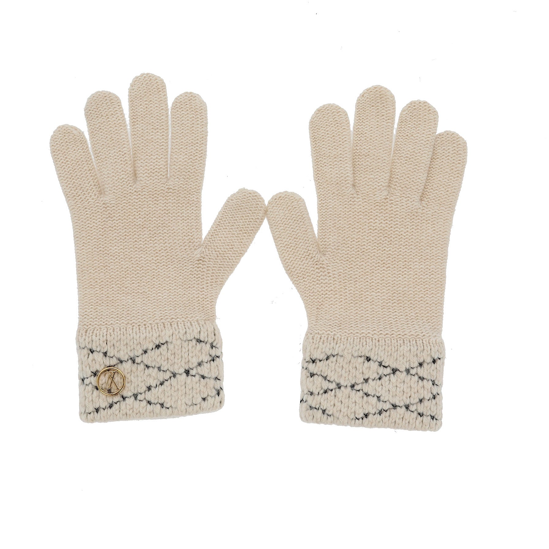 Louis Vuitton, Accessories, Louis Vuitton Gloves In White Wool