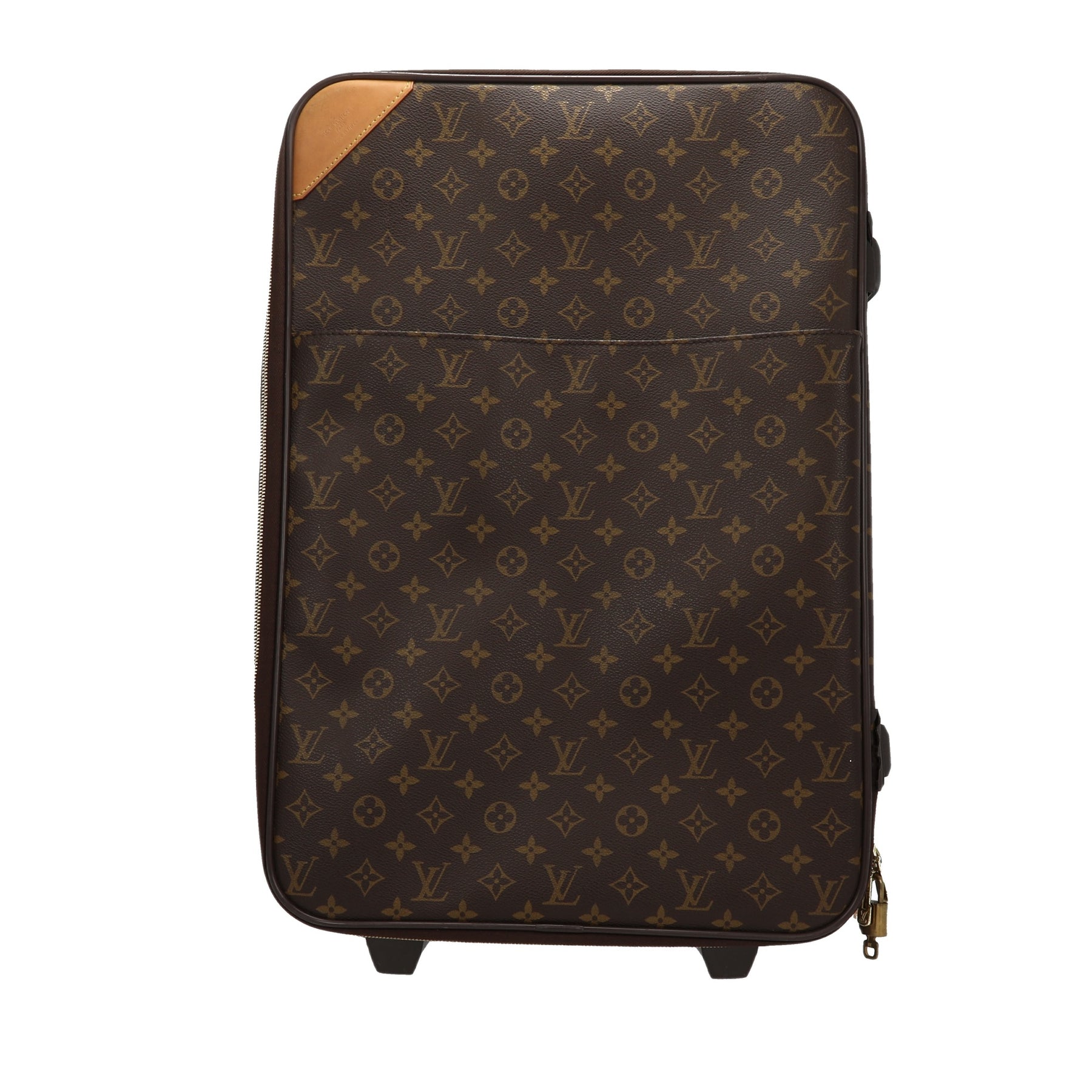 Brown Louis Vuitton Monogram Pegase 55 Travel Bag