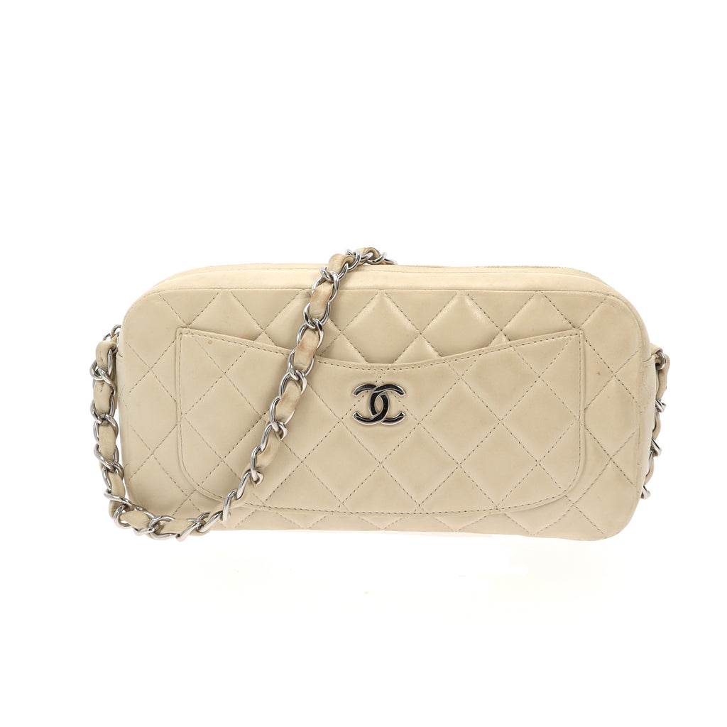 Chanel quilted 2024 camera bag