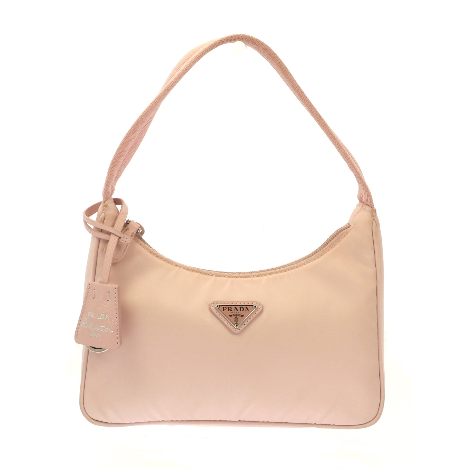 Prada Mini Re- Nylon Re-Edition 2000 Shoulder Bag in pink fabric