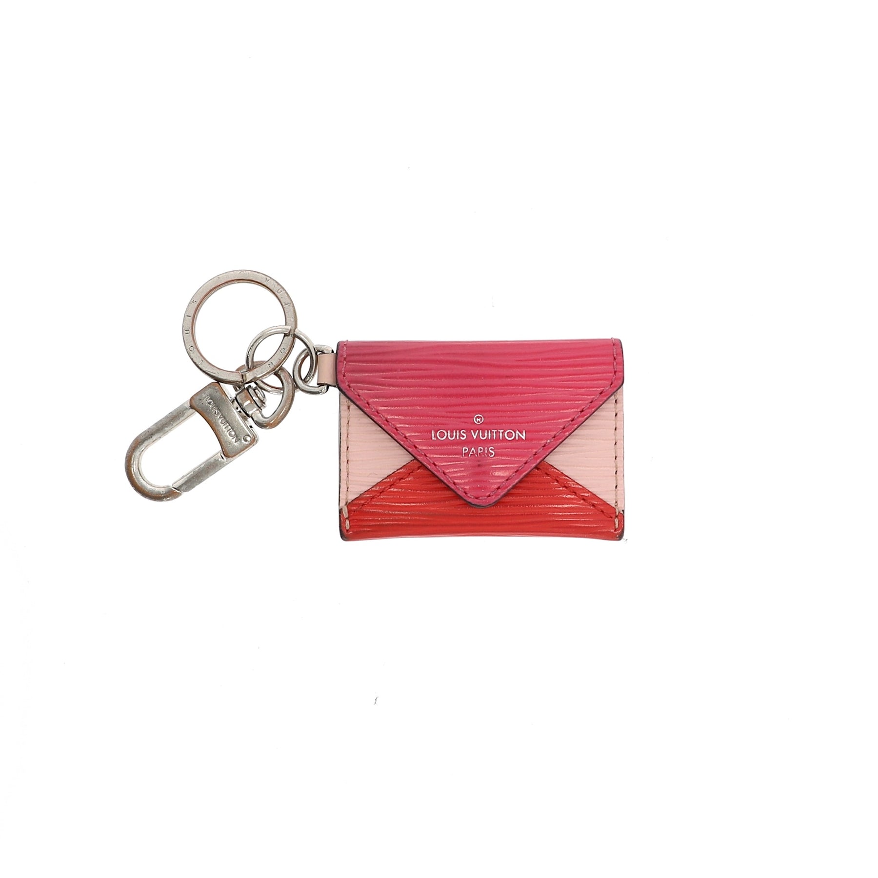 Epi Leather Keychain Coin Pouch