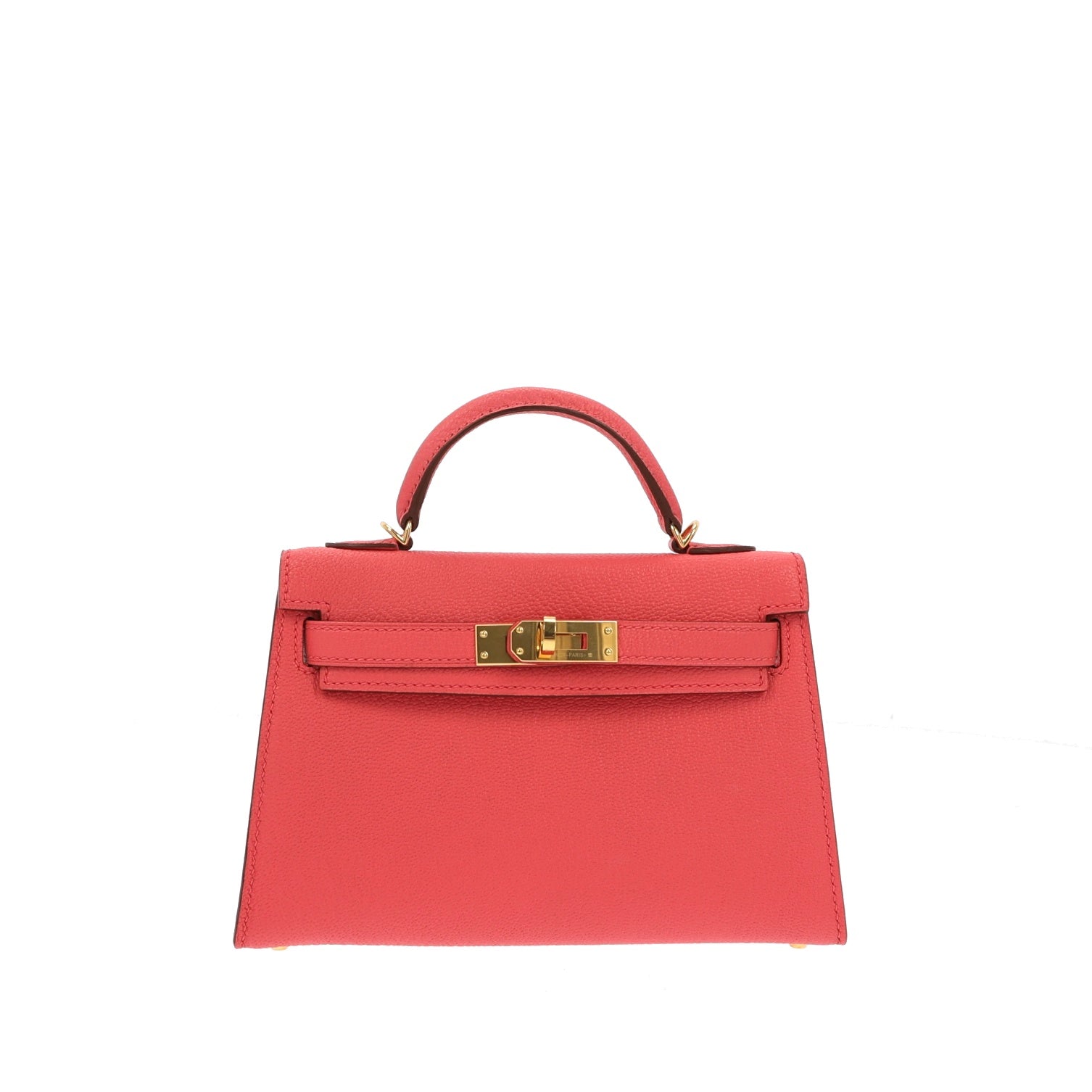 Hermes Kelly 25 Rose Lipstick PInk Chevre Limited Edition Sellier