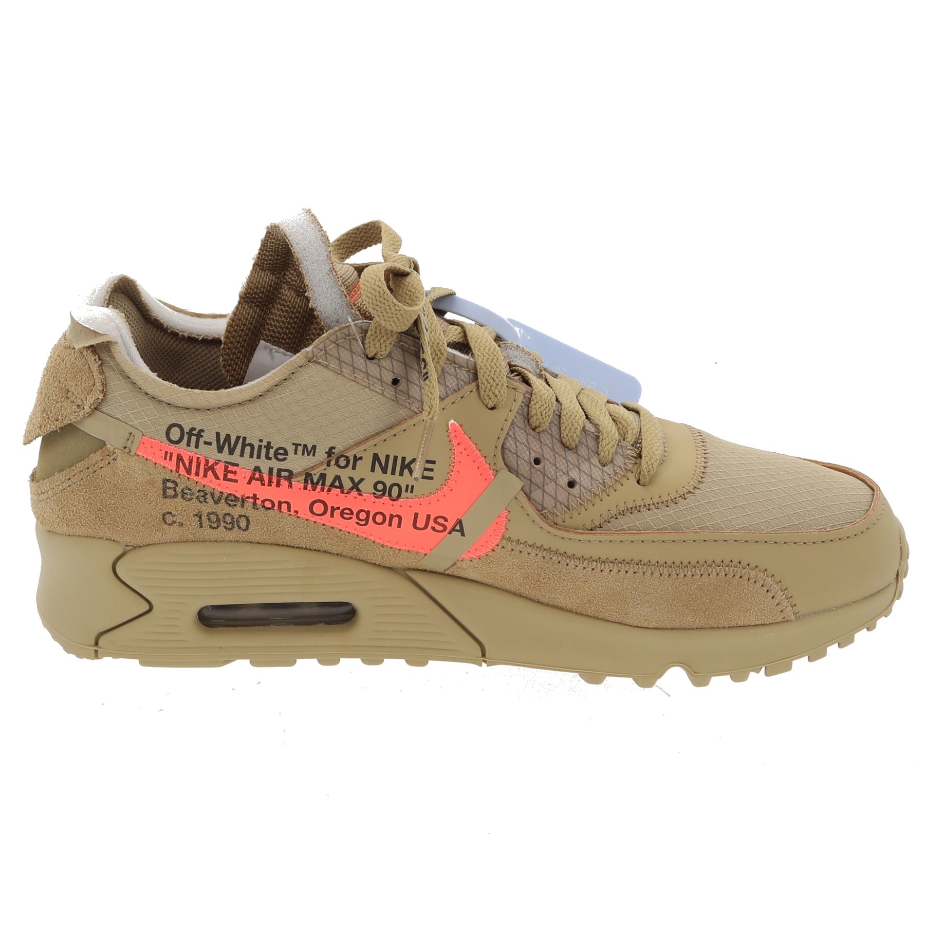 Nike Air Max 90 OFF-WHITE Desert Ore US 8 – Fancy Lux