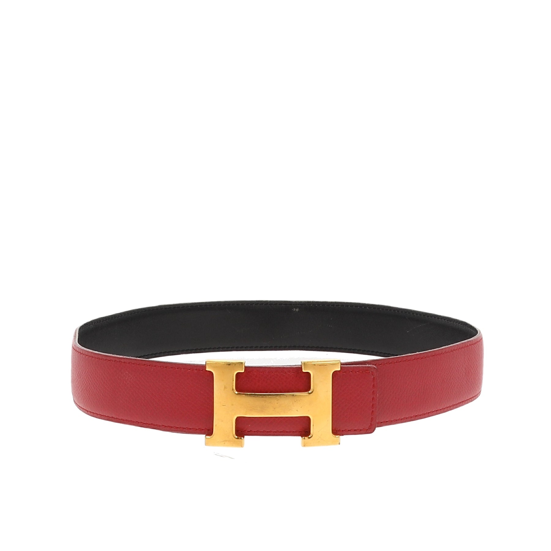 Hermès Belt in Red Leather – Fancy Lux