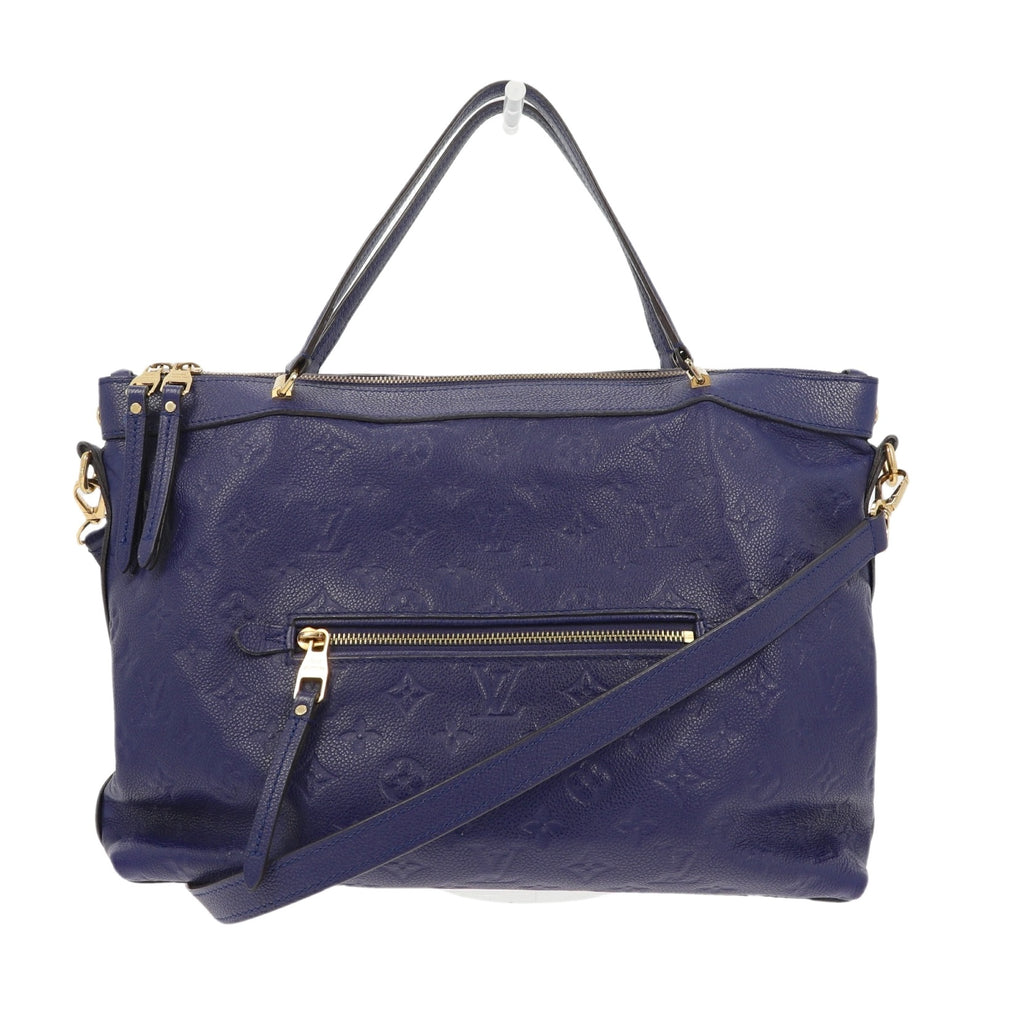 Louis Vuitton Bastille Shoulder Bag in Blue Leather Fancy Lux