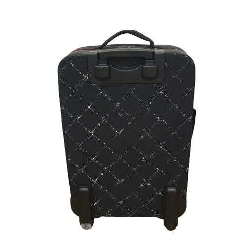 Chanel Ivory Distressed calf leather Leather Rolling Luggage Carry-On  ref.346720 - Joli Closet