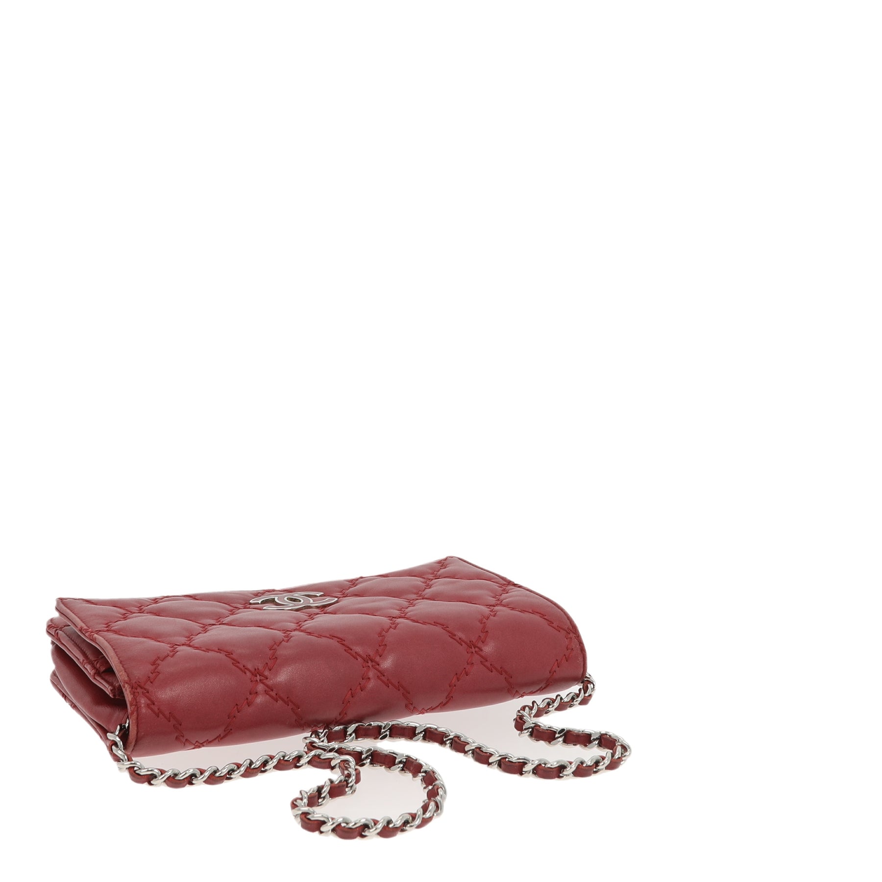 Chanel Brilliant Wallet on Chain Quilted Patent at 1stDibs