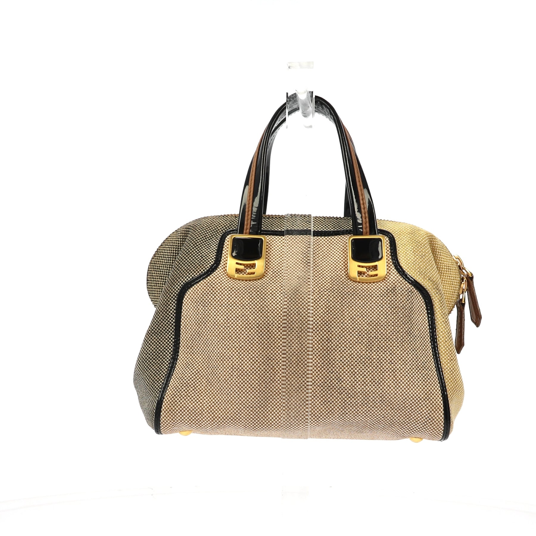 Fendi - Authenticated Handbag - Cloth Beige For Woman, Good condition