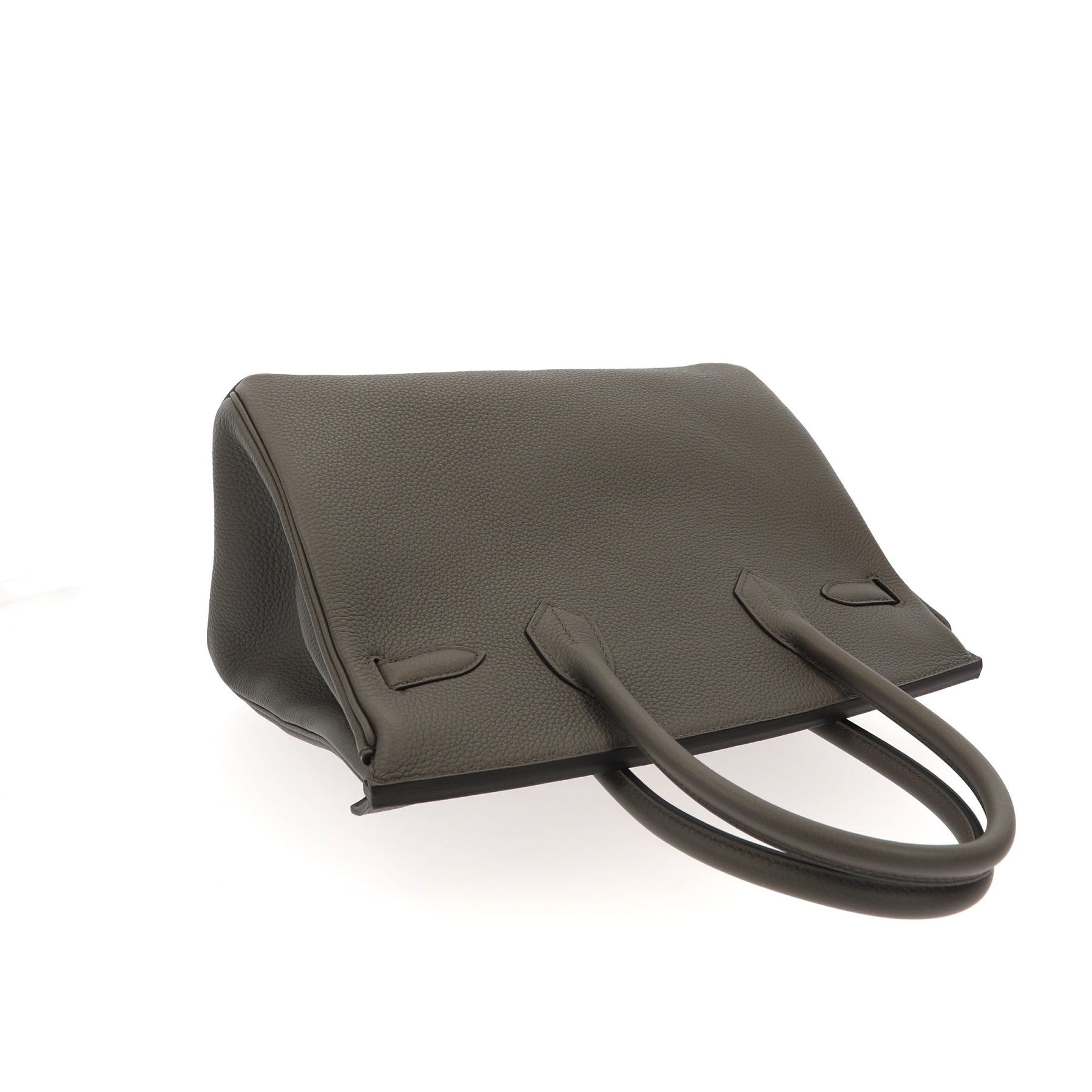 Hermès Birkin 30 Handbag in Etain color leather and Rose gold hardware –  Fancy Lux