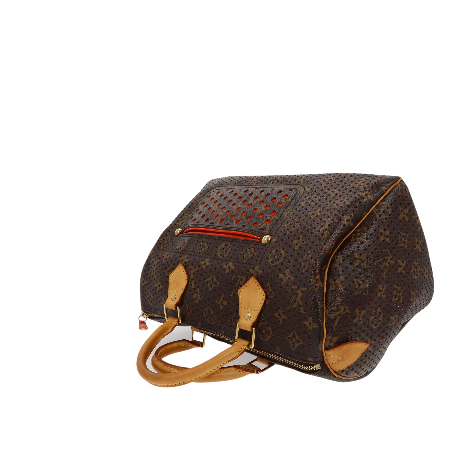 Louis Vuitton Speedy 30 Monogram Perforated Satchel Bag