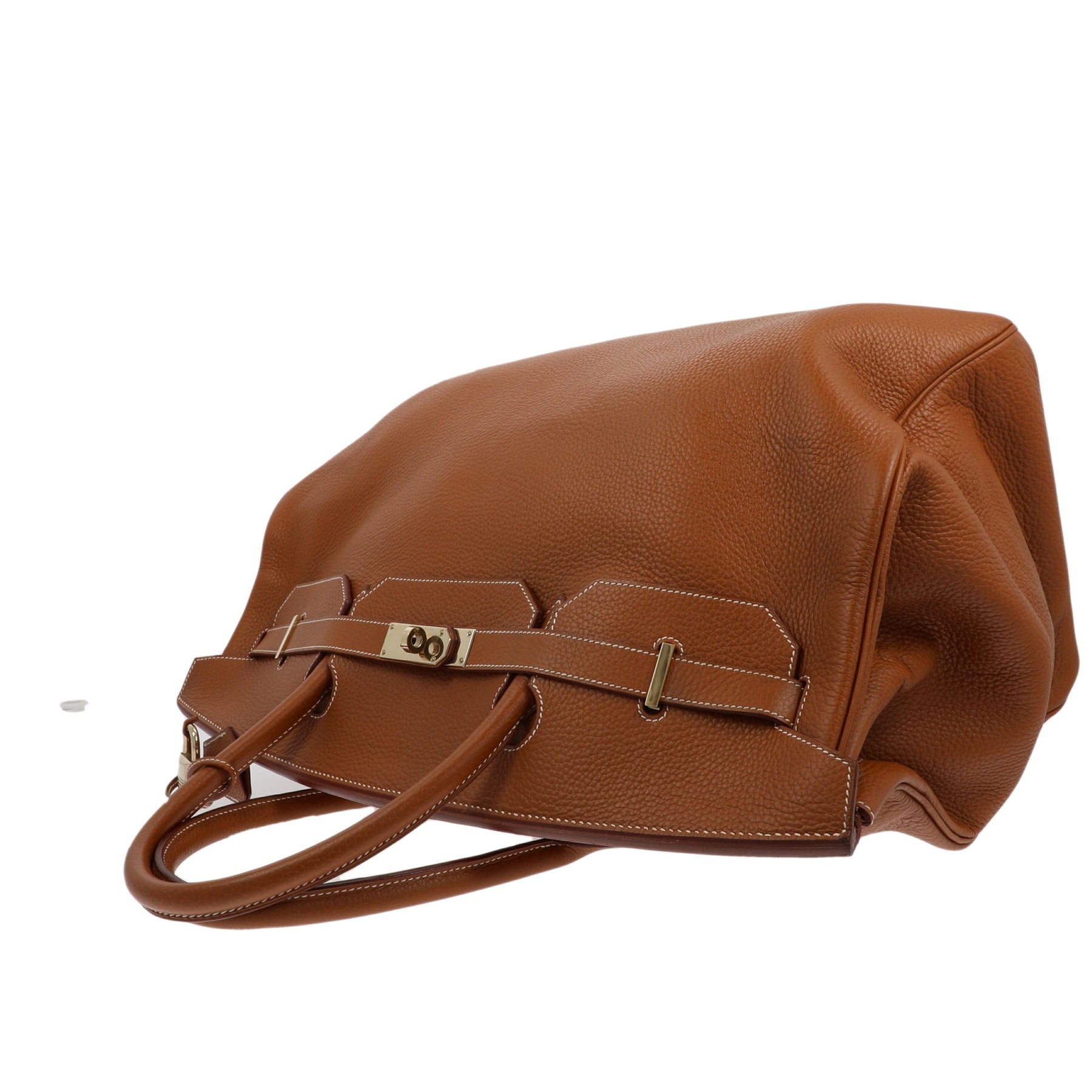 Authentic Hermès HAC Birkin Clemence leather 50 Men's Travel Bag