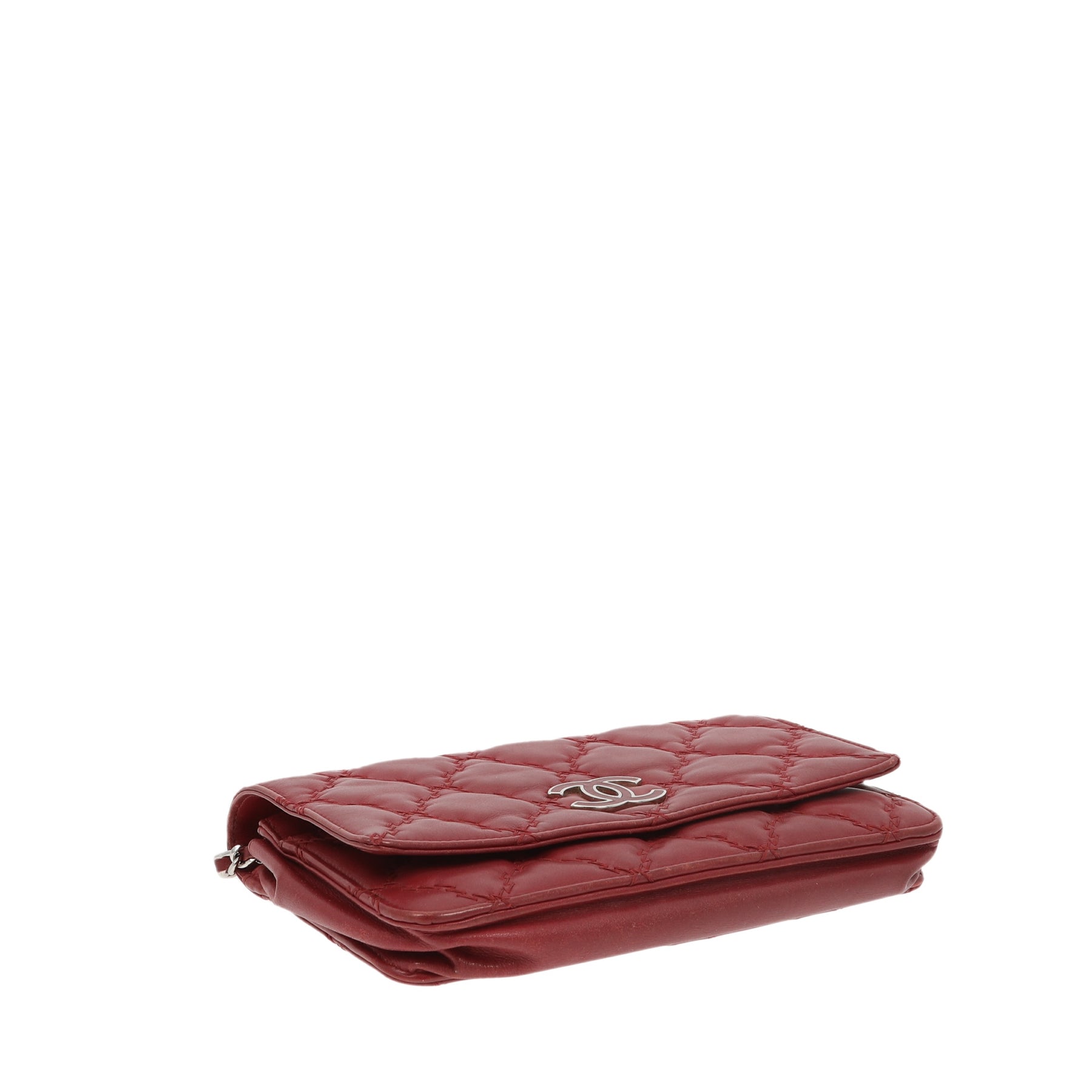 Chanel WOC Wallet on Chain Pochette in Pink Leather – Fancy Lux