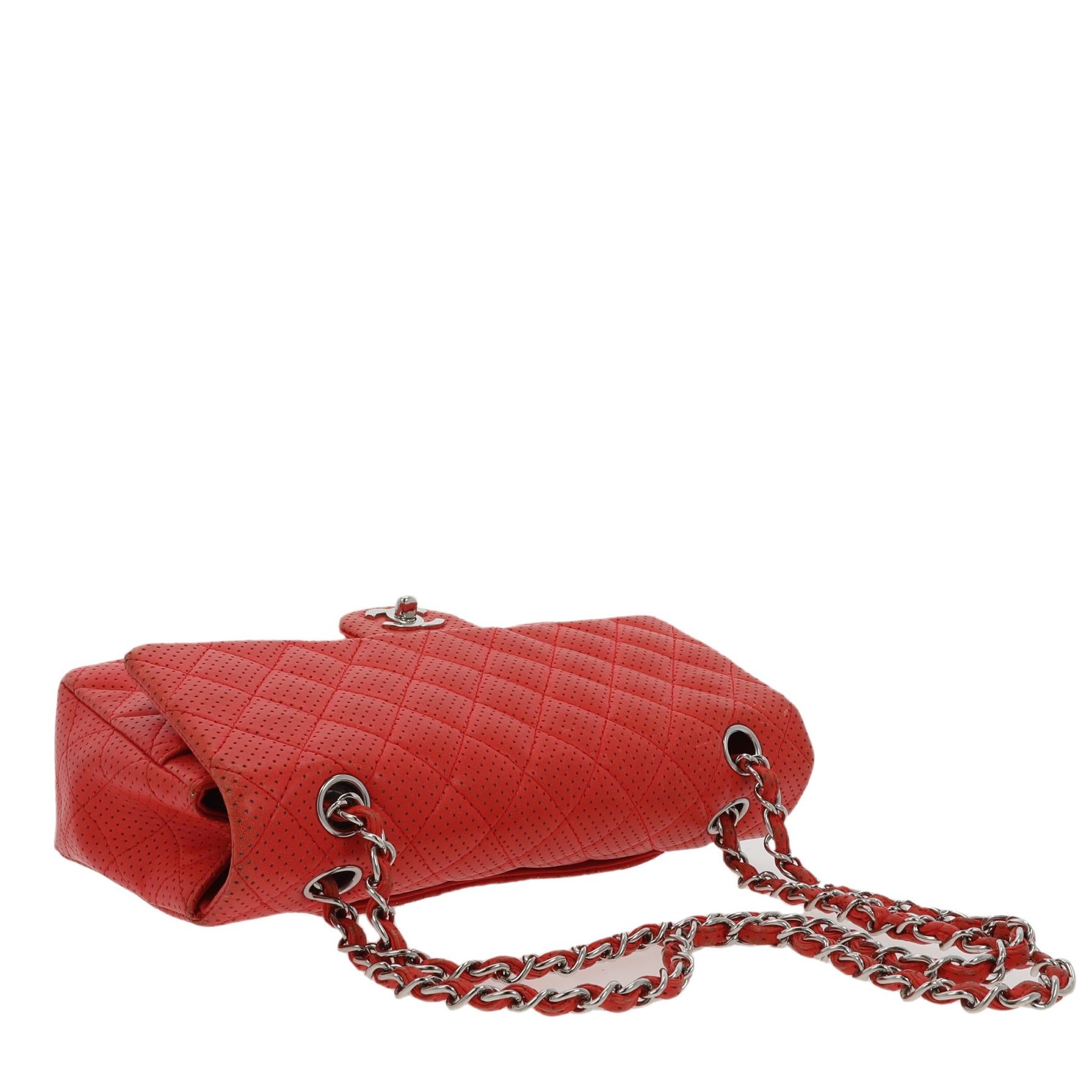 Chanel Timeless/Classique Shoulder Bag in Red Leather – Fancy Lux