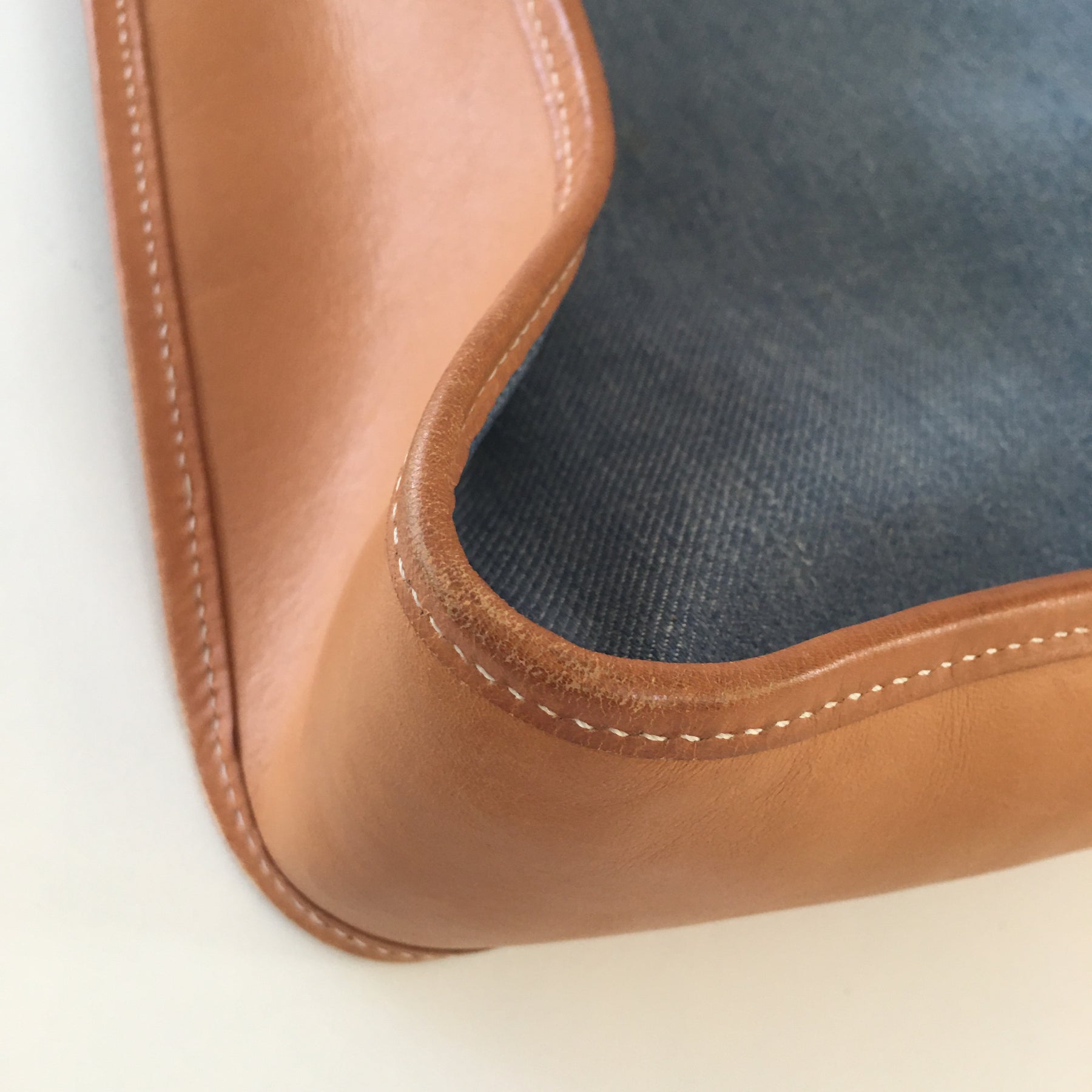 Hermès Vespa Shoulder Bag in Blue Denim/Jeans – Fancy Lux