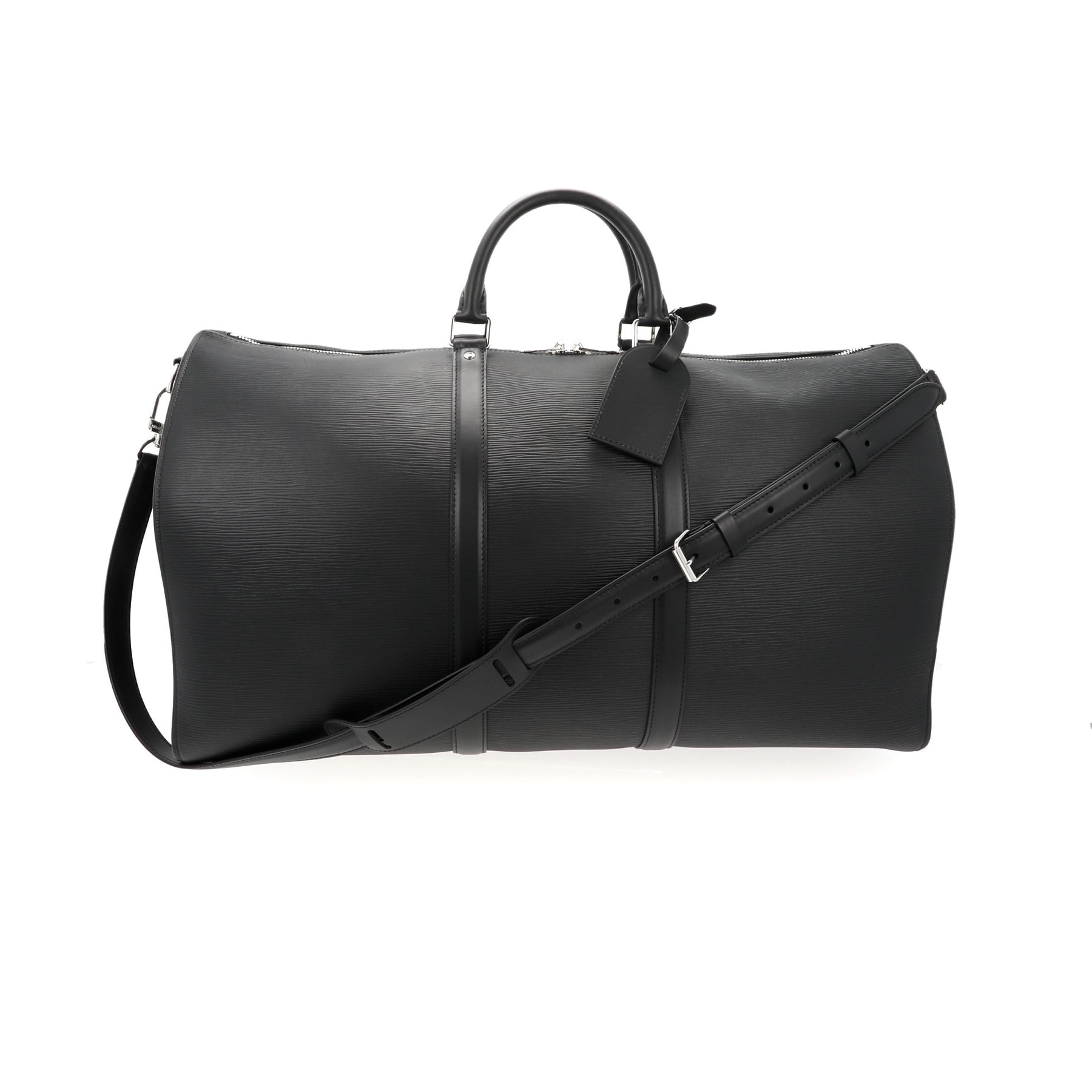 Louis Vuitton X Supreme Black Epi Keepall 55 Travel Bag – Fancy Lux