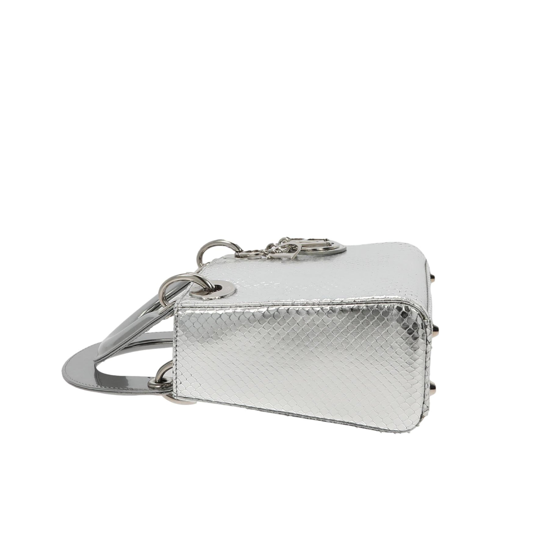 lady dior silver bag